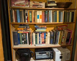 Crock Pots, Insta Pot, Toaster Oven and Books