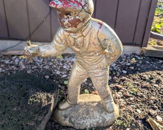 Concrete Lawn Jockey