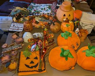 Halloween Stuff and Linen