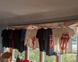 Vintage Rock Concert T-Shirts. Rolling Stone, Aerosmith, Bob Seger, Beetles, Kid Rock and more...