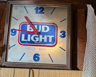 Bud Light Clock