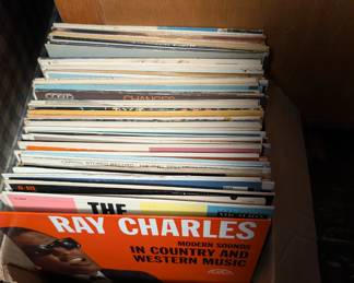 Clean Record and Vinyl Collection