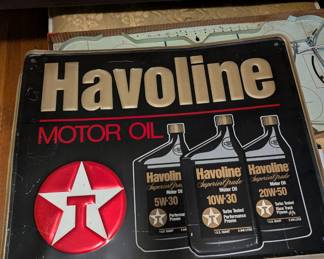 Havoline Motor Oil Tin Sign
