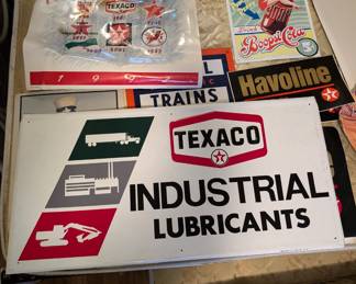 Texaco Industrial Lubricants Tin Sign