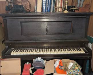 Player Piano, Vintage Boy Scout Lot and old Pool Balls