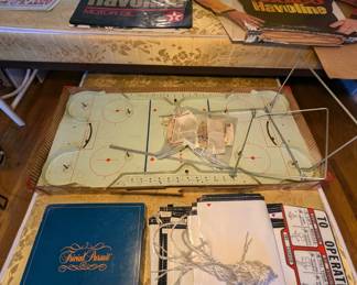 Vintage Table Game with Legs and Trumbull Bed