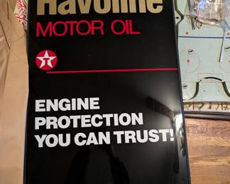 Havoline Motor Oil Tin Sign