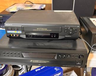 Onkyo, Sony, JVC electronics 