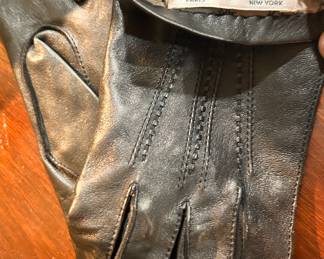 Christian Dior leather gloves