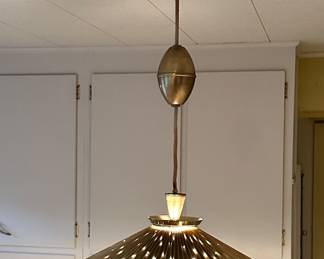 Mid Century Atomic pendant light fixture