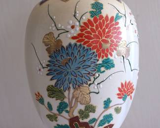 Hand painted vase