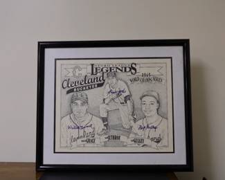 Autographed Baseball legends