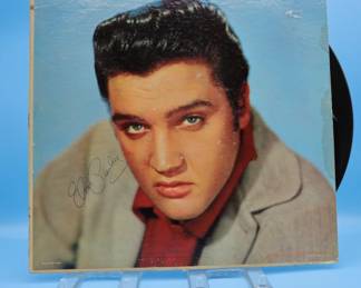 Elvis Presley Signed record 
