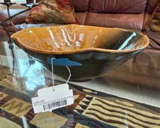 Bill campbell style crystaline bowl