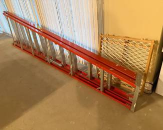 Ladders, baby gate