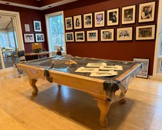 Olhausen Americana Billiards Table, 1968 John G. Mills Model T Prints