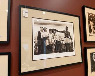 Muhammad Ali and The Beatles Framed Print