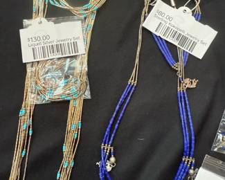 Liquid Silver Jewelry Set, Sterling Kokopelli Jewelry Set