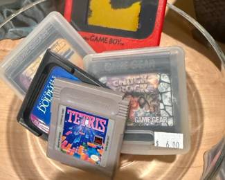 Game Boy with games