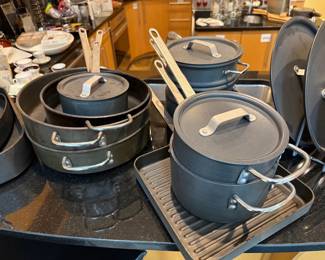 Le Creuset (such as mugs, Dutch ovens, and pans