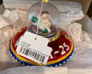 Radko Saucer Claud Ornament