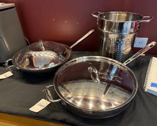 All-Clad Copper Core 6-Quart Pot, All-Clad Copper Core 12-Inch Pan