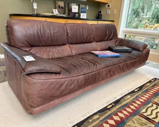 Giorgio collection leather sofa