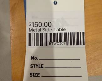 Metal Side Table
