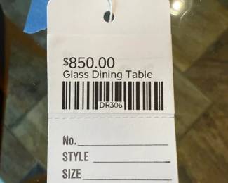 Glass Dining Table