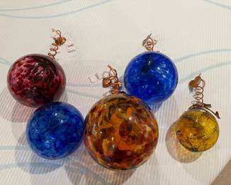 Hand Blown Glass Sphere (A), Hand Blown Glass Sphere (B)
