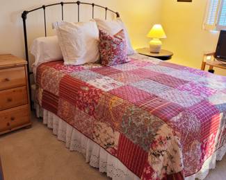 $100 Queen mattress, box spring & frame