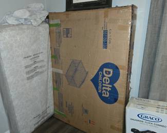 Delta Baby Bed with Mattress