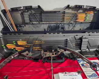 Hunting Bow - Case and Arrows