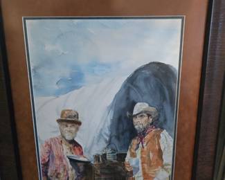 Western Painting "Burning Daylight" by Buck Taylor