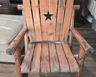 Western Patio Rocker