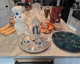 Silver Tea Set - Pillsbury Cookie Jar