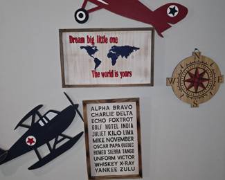 Airplane Wall Decor