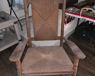 Antique Cane Rocker
