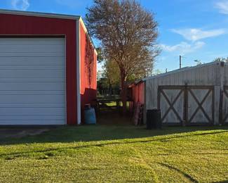 Red Barn and Horse Barn