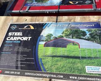 20X20 STEEL CARPORT