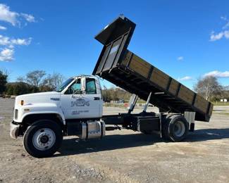 1995 CHEVROLET KODIAK FLATBED DUMP TRUCK