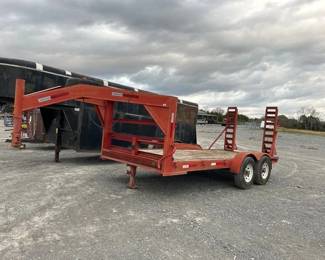 BUILTRITE 610X16 GOOSENECK EQUIPMENT TRAILER