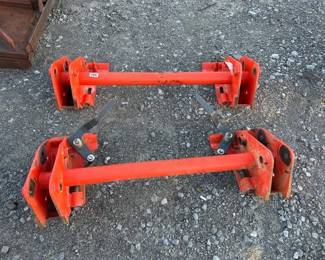 TWO KUBOTA PINON TO SKID STEER MOUNTS