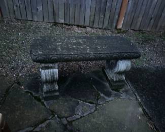 Cement bench