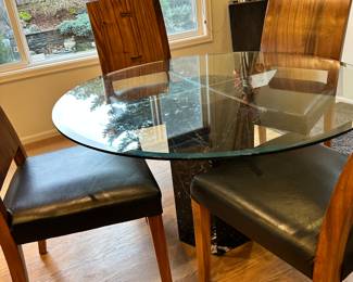 Dining table set for 4