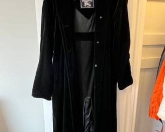 Burberry velvet coat