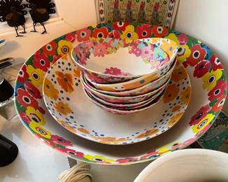 Sarah Campbell bamboo melamine bowls
