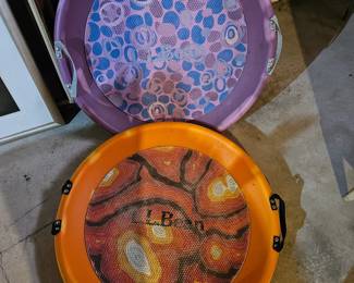 LL Bean Saucer Sleds 