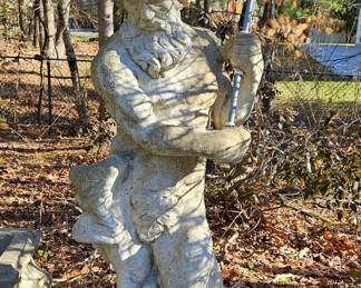 Poseidon garden statue 