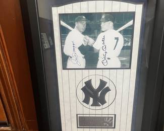 Mantle & DiMaggio w/COA